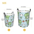 thumbnail image 2 of Lsque Cute Floral Frog pattern Laundry Hamper Basket, Tall Woven Rope Hamper Basket for Clothes, Lightweight Storage Basket, Collapsible Waterproof-Medium, 2 of 8