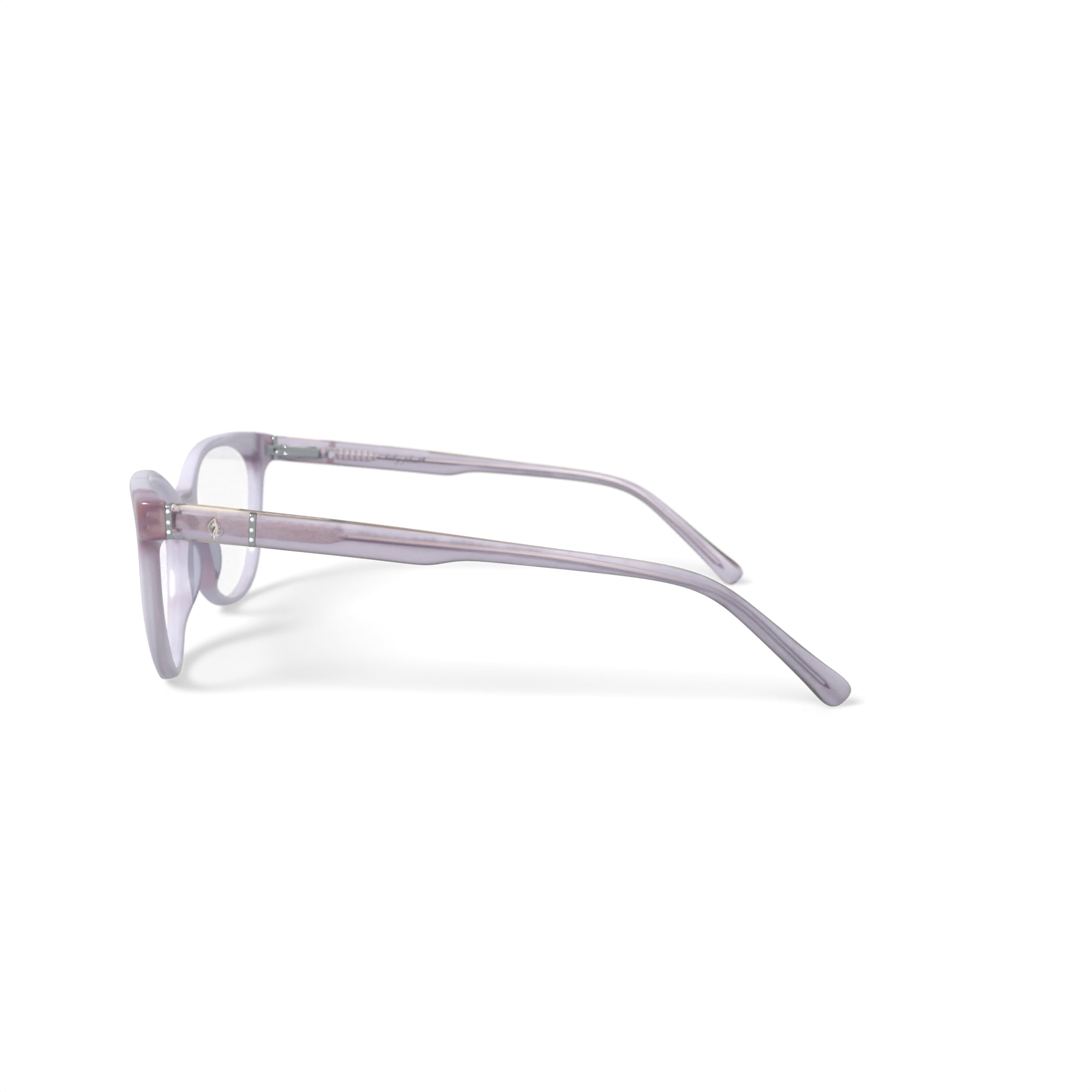 Baby Phat Women's BV291 Cat Eye Prescription Eyeglasses with Case, Crystal Blush