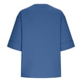thumbnail image 6 of Fewfanhot Women's Tops, Tees & Blouses Button Down V Neck Tops 2026 Short Sleeve Summer Tunic Pullover Clothes, 6 of 9