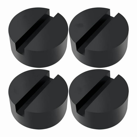 Rubber Jack Pad Slotted Jack Pads Heavy Duty Floor Jack Pads Protect Your Car Pinch Welds, Paint 4apck