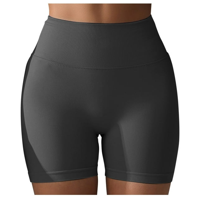 Women Seamless Scrunch Shorts Nylon Spandex Workout for Gym and Running