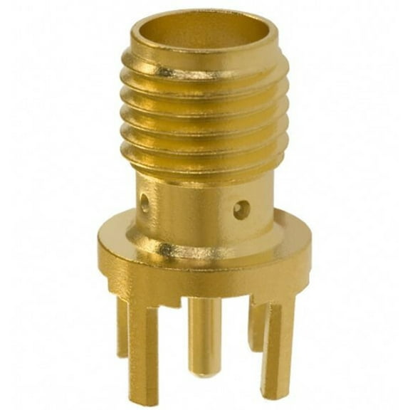 Pack of 2 142-0701-201 Connector SMA Jack, Female Socket 50 Ohms Through Hole Solder : RoHS