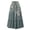 Green, variant on Women's Bohemian Maxi Skirt, Floral High Waist Drawstring Tiered Skirt, Lightweight Flowy Skirt for Vacation, Beachwear and Festival,Blue,L