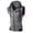 Dark Gray, variant on Joernso Color Block Summer Sports Men Zipper Sleeveless Fitness Hoodies Hooded Vest