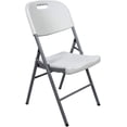 thumbnail image 2 of Silla Plegable de Plástico Reforzado para Fiestas Eventos Exterior 4 Piezas Color Blanco Practiksa Plegable, 2 of 10