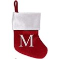 thumbnail image 1 of Holiday Time Mini Monogram Stocking, M, 1 of 4