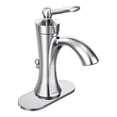 thumbnail image 3 of Moen 4500NL Wynford One-Handle High-Arc Bathroom Faucet with Drain Assembly, Polished Nickel, 3 of 4