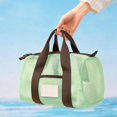 thumbnail image 5 of Mesh Wet Dry Separation Duffle Bag Adjustable Shoulder Strap Large Capacity Beach Pool Travel Handbag Multi Solid Color Options, 5 of 6