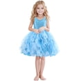 thumbnail image 5 of Duryarhall Tutu Dress for Girls Sparkly Sequin Tulle Princess Birthday Party Dress for Toddler Girls Prom Ball Gown, 4-12T, 5 of 7