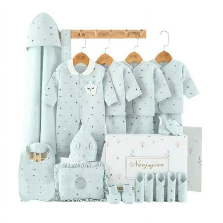 Pack Ajuar Beb Ropa Algod n 24 Piezas Celeste LuBabycas LuBabycas