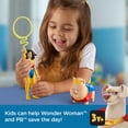 thumbnail image 2 of Fisher-Price DC League of Super-Pets Wonder Woman & PB Poseable Figure Set, 3 Pieces, 2 of 6
