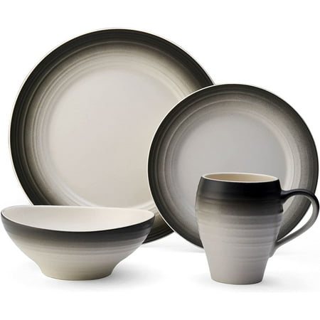 

Mikasa Swirl 4-Piece Place Setting Service for 1 Ombre Blue