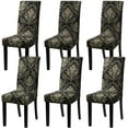 thumbnail image 1 of Universal Stretch Chair Covers Set Of 6 Chair Covers For Chair Dining Room (Set Of 6, Aroyal), 1 of 6