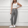 thumbnail image 3 of SOMER Women's Workout Sweatpants Jogger Lounge Pants with Pockets Light Weight Loose Comfy Casual Pajama Pants, 3 of 10