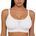 thumbnail image 6 of qelini Lace Bras for Women Thin Strap Wireless Breathable Bralettes Side Support Seamless Everyday Tshirt Bra, 6 of 7