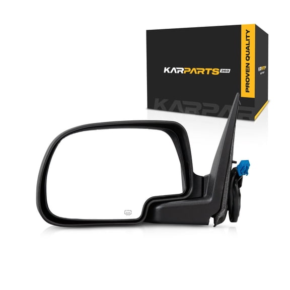 For Chevy Silverado 1500 / 3500 Mirror 2003 04 05 2006 Driver Side Manual Folding | Power | Heated | All Cab Types | Includes 2007 Classic | Textured Black GM1320293 | 15226944