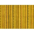 thumbnail image 1 of Ahgly Company Machine Washable Indoor Rectangle Abstract Yellow Modern Area Rugs, 4' x 6', 1 of 4