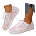 thumbnail image 3 of Canvas Shoes for Women and Men Low Top Lace Up Shoes Comfortable Tennis Shoes, Women's Fashion Sneakers Classic Casual Shoes, 3 of 9