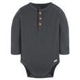 thumbnail image 2 of Gerber Baby Neutral Long Sleeve Bodysuits, 2-Pack, Sizes Newborn - 12 Months, 2 of 6
