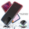 thumbnail image 6 of CoverON For Samsung Galaxy S21 Ultra 5G Phone Case, Gradient Heavy Duty Clear Full Body Shockproof Cover, Blue / Pink, 6 of 9