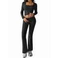 thumbnail image 1 of Conjuntos de Salón para Mujer, Conjuntos Casuales Y2K de 2 Piezas, Tops Cortos de Corta, Pantalones Acampanados con Pliegues y Chándales. Gris Oscuro L, 1 of 9
