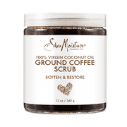SheaMoisture 100% Virgin Coconut Oil Ground Coffee Scrub 12 oz