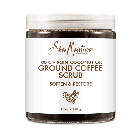 SheaMoisture 100% Virgin Coconut Oil Ground Coffee Scrub 12 oz