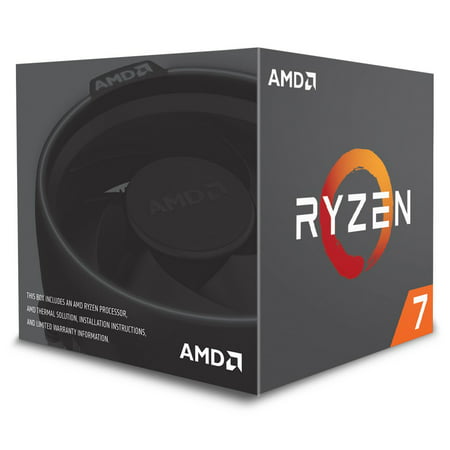 AMD Ryzen 7 2700 Processor with Wraith Spire LED Cooler - (Best Liquid Cooler For Ryzen)