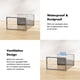 thumbnail image 5 of Caja de almacenamiento de zapatos Fluck, apilable, de plástico transparente, 15 unidades, 5 of 7