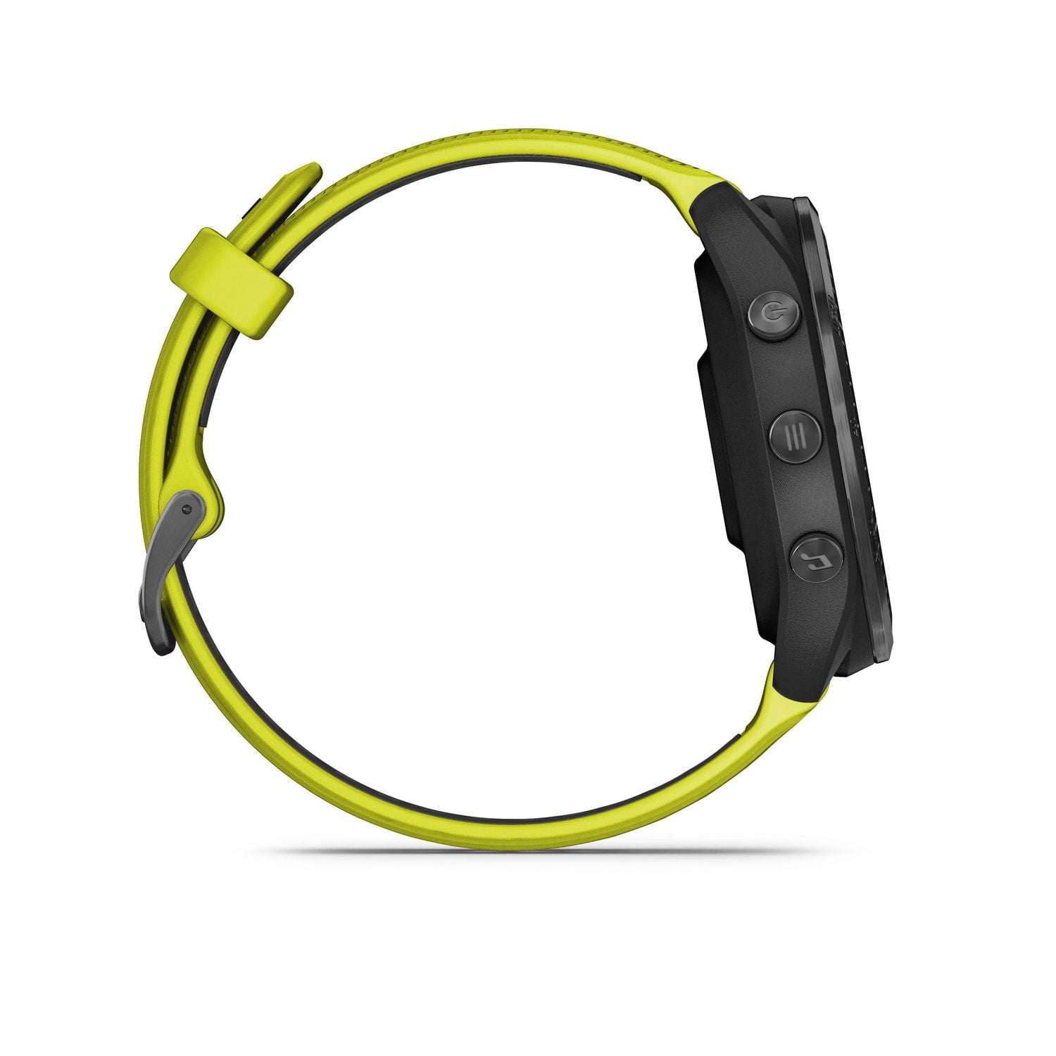 Montre intelligente GPS Garmin Forerunner® 965 - Lunette en titane avec boîtier Whitestone et bracelet en silicone Whitestone/gris poudré