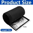 thumbnail image 3 of 3 Layers HVAC Copper Pipe Insulation Cover, 600D Oxford AC Hose Insulation Sleeve for Outdoor Mini Split Central Air Conditioning, 72x10.2 Inch, 3 of 6