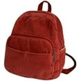 thumbnail image 1 of Mini Backpack Purse for Women Small Size Corduroy Aesthetic Backpack Small Backpack Purse Cute Mini Backpacks, 1 of 5