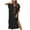 Black, variant on Luxalzxs Sexy Beach Cover Ups for Women Caftan V-Neck Short Sleeve Sheer Kaftan Dresses Swimsuit Bathing Suit Coverups