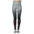 thumbnail image 4 of Arlun Christmas Leggings for Women High Waist Stretchy Christmas Graphic Print Workout Leggings Soft Lightweight Comfortable Casual Tight Pants Xmas Themed Leggings Dark Gray4 XXL, 4 of 5
