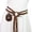 Brown, variant on LILIYA Renaissance Belt Set Waist Knotted Rope Belt with Detachable Purse for Renaissant and Outfit Belt Pouch 2026