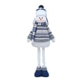 thumbnail image 1 of Muñeco de nieve navideño de pie con patas retráctiles, decoración navideña 102cm 1 pelota, 1 of 9
