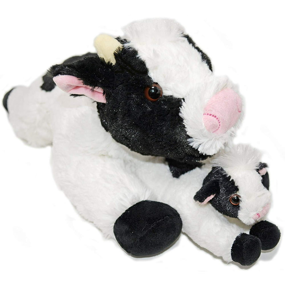 fluffy cow plush