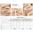 thumbnail image 4 of PRETTYGARDEN Women's Fall Cardigan Open Front Chunky Sweaters Cozy Stretchy Knitwear, Long Sleeve Drop Shoulder, Loose Fit Crochet Jacket, Trendy Holiday Outfits, Warm Winter Clothing, 4 of 9