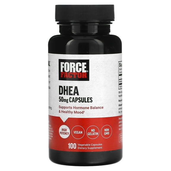 Force Factor DHEA, 50 mg, 100 Vegetable Capsules