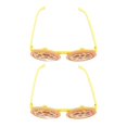 thumbnail image 1 of Party Glasses Valentine's Day Full Frame Eyeglasses Celebrations Abs Party Accessories 2Pcs, 1 of 5