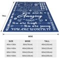 thumbnail image 4 of Gifts for Wife, to My Wife Blanket from Husband, Wife Birthday Gift Ideas, Wedding for Her, Wife Gifts from Husband, Christmas Romantic Gifts Throw Blanket 50''x60'', 4 of 5