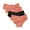 Orange, variant on yillto 4 Pack High Waisted Lace Thong for Women Plus Size Breathable Underwear Thongs Panties S-5XL