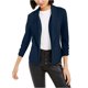 thumbnail image 1 of Bar III Chaqueta Crepe Blazer para Mujer, Azul, Mediana bar III Sin botón, 1 of 1