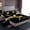 Brown Green Black, variant on Castle Fairy Baseball Gamer Twin Sheet Sets for Female Men,Abstract Splash Bedding