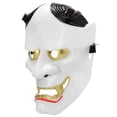 thumbnail image 4 of Disfraz de festival de Halloween Máscara horrible Accesorios de maquillaje de cosplay decorativos para mujeres Hombres Blanco, 4 of 10