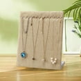thumbnail image 3 of Soporte de exhibición para collar con colgante de joyería, organizador de cadena para estante de joyería Estilo Beige jinwen soporte de exhibición del collar, 3 of 6