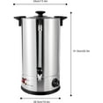 thumbnail image 5 of 15L/3.96gal Coffee Urn,  Large Percolator Coffee Pot Electric Kettle Hot Water Boiler Tea Urn Portable Coffee Maker Hot Drink Dispenser for Cafes, Offices, Camping, Gardens, 5 of 7