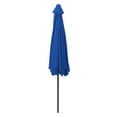 thumbnail image 4 of CorLiving 10ft Large Round, Market Outdoor Patio Umbrella with Side Flaps, Steel Frame and Round Fillable Base, 4 of 8