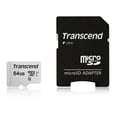 thumbnail image 1 of Transcend 64GB 300S UHS-I microSDXC  Memory Card with SD adaptor, 1 of 5