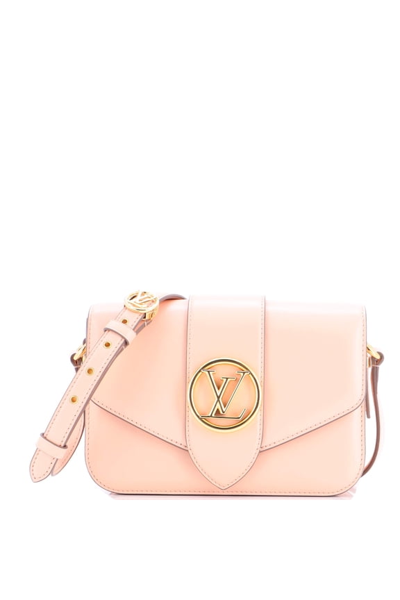 Pre-Owned LV Pont 9 Bag Leather By Rebag